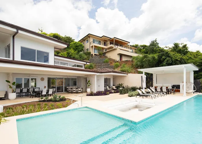 Сasa de vacaciones Casa Ayla A - Stunning 5br Ocean View House & Infinity Pool In Flamingo