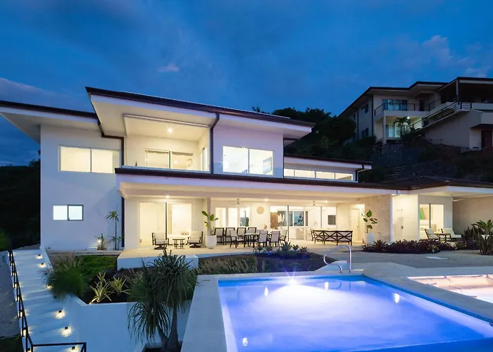 Сasa de vacaciones Casa Ayla A - Stunning 5br Ocean View House & Infinity Pool In Flamingo